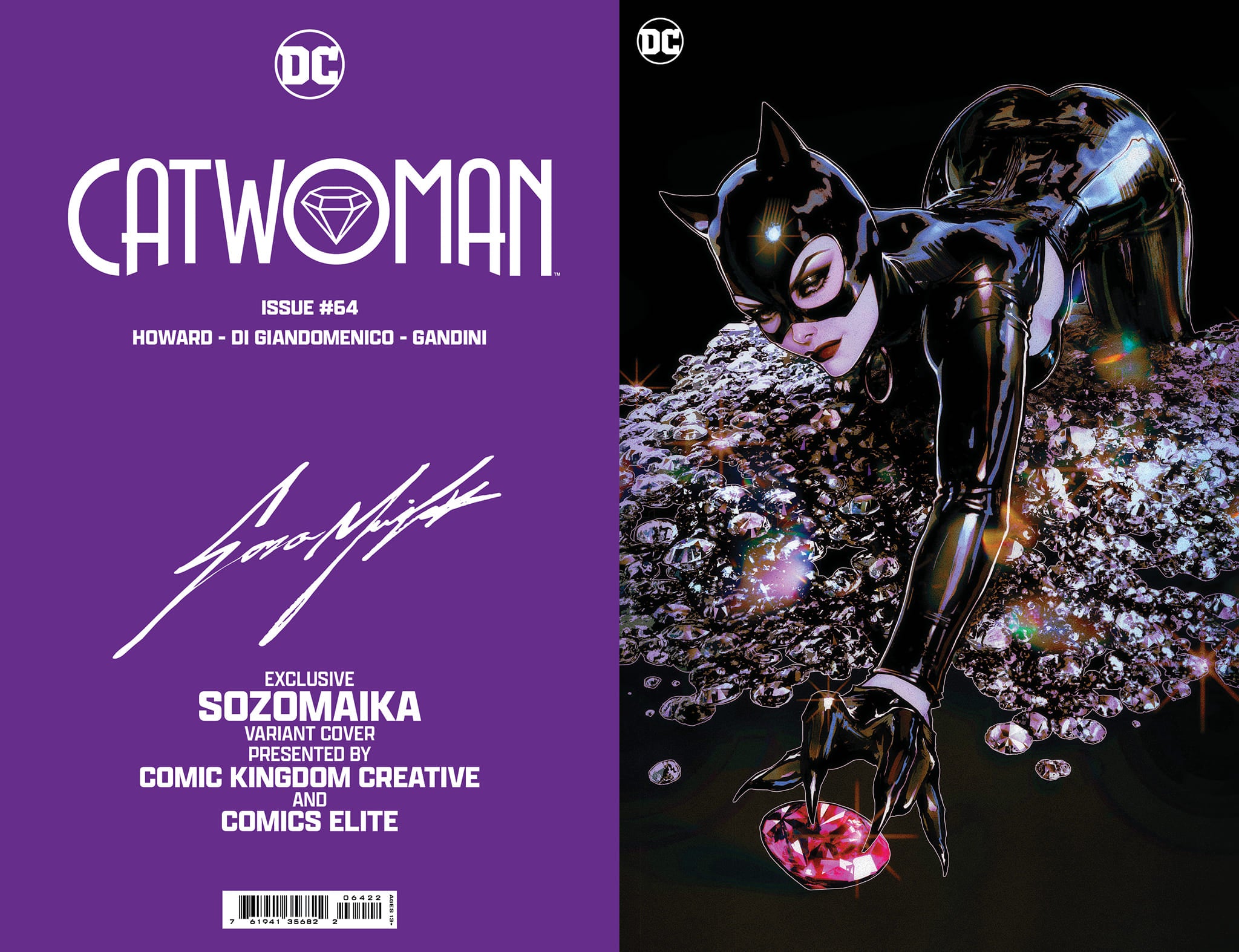 CATWOMAN #64 SOZOMAIKA VIRGIN FOIL C2E2 EXCLUSIVE