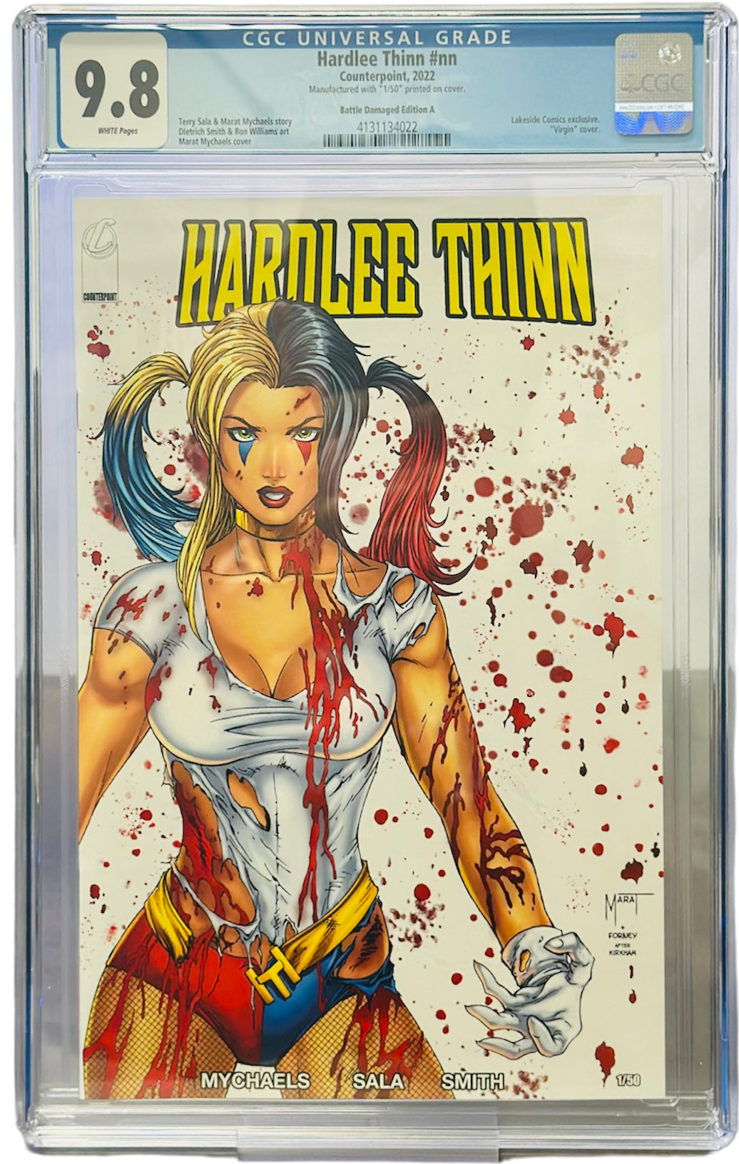 Hardlee Thinn Battle Damaged Lakeside Comics Exclusive - Lakeside Comics