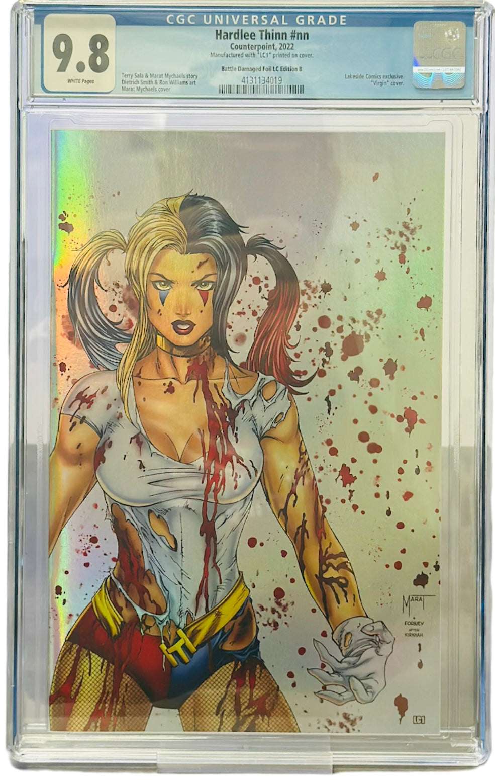 Hardlee Thinn Battle Damaged Lakeside Comics Exclusive - Lakeside Comics