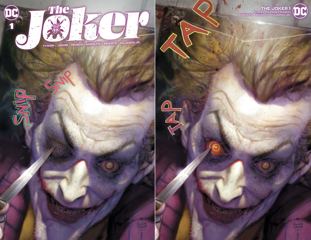 The Joker #1 Ryan Brown Variant Trade & Virgin Set