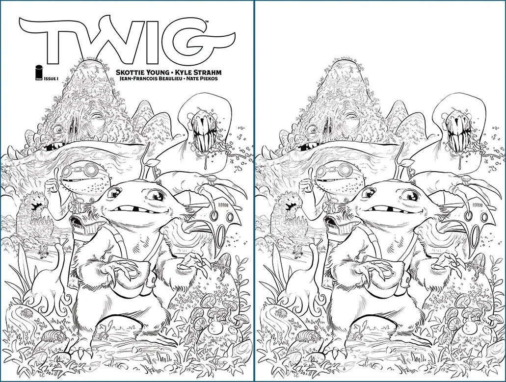 TWIG #1 KYLE STRAHM EXCLUSIVE VARIANT TRADE AND VIRGIN SET