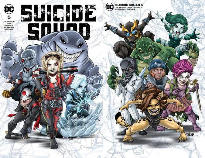SUICIDE SQUAD #5 RYAN KINCAID VARIANT TRADE & VIRGIN SET