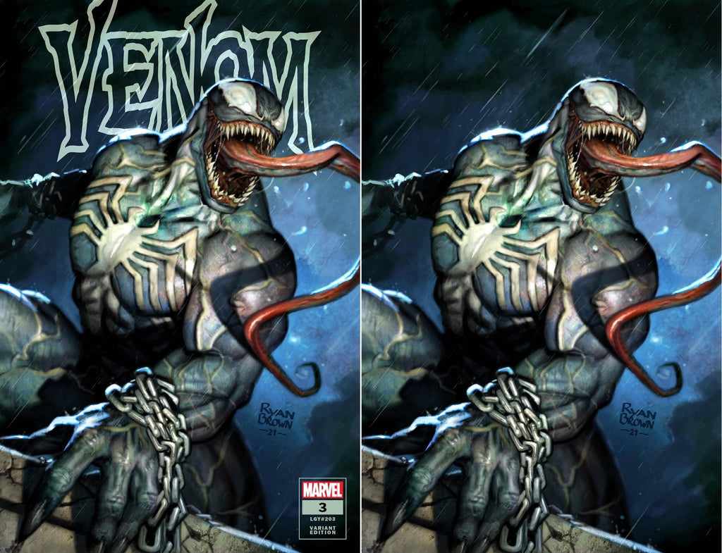 VENOM #3 RYAN BROWN VARIANT TRADE & VIRGIN SET