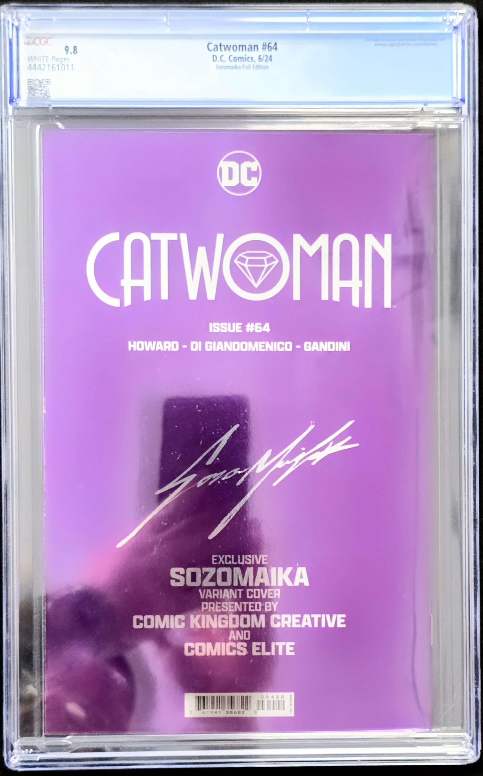 CATWOMAN #64 SOZOMAIKA FOIL EDITION CGC 9.8