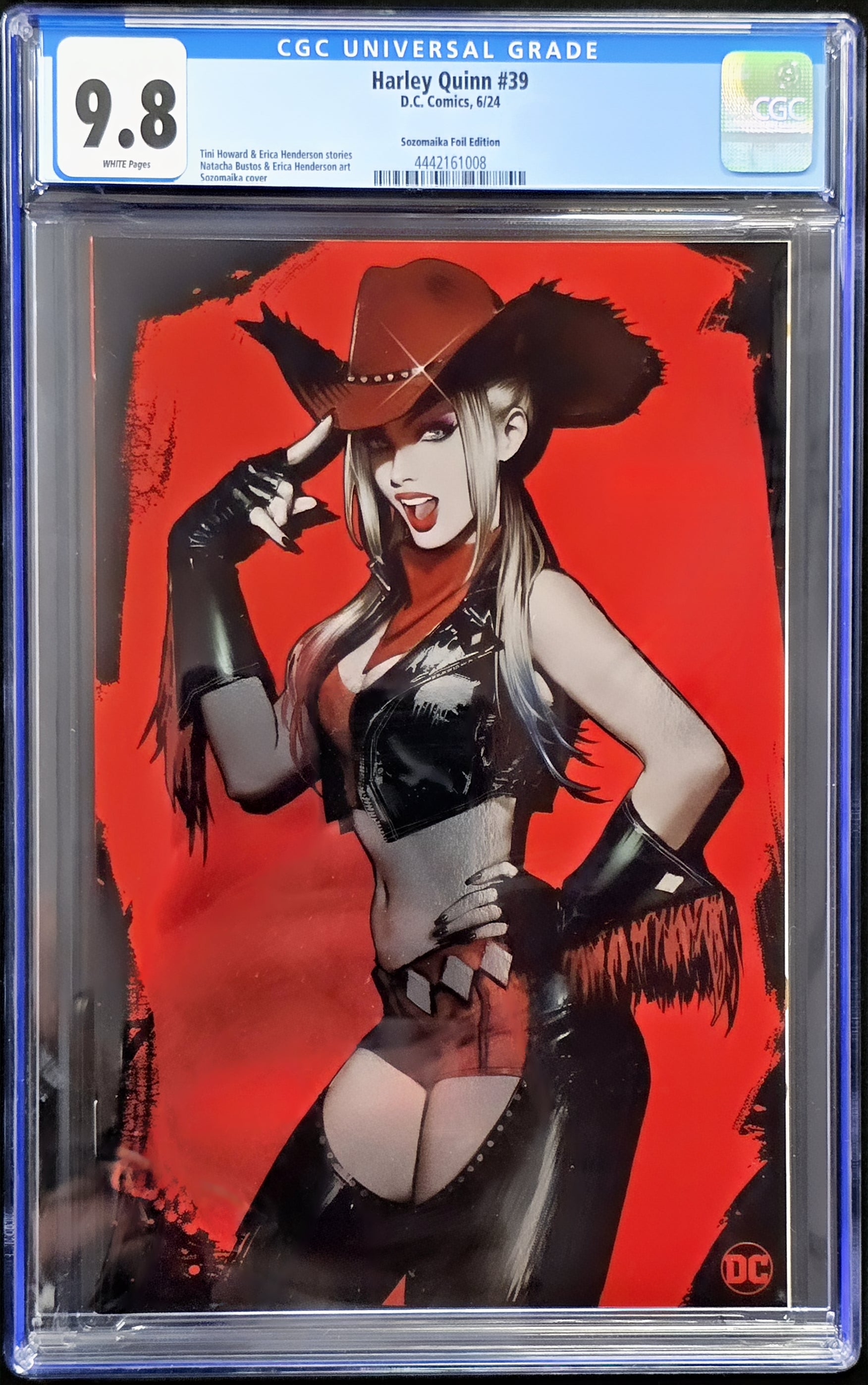 HARLEY QUINN #39 SOZOMAIKA FOIL EDITION CGC 9.8