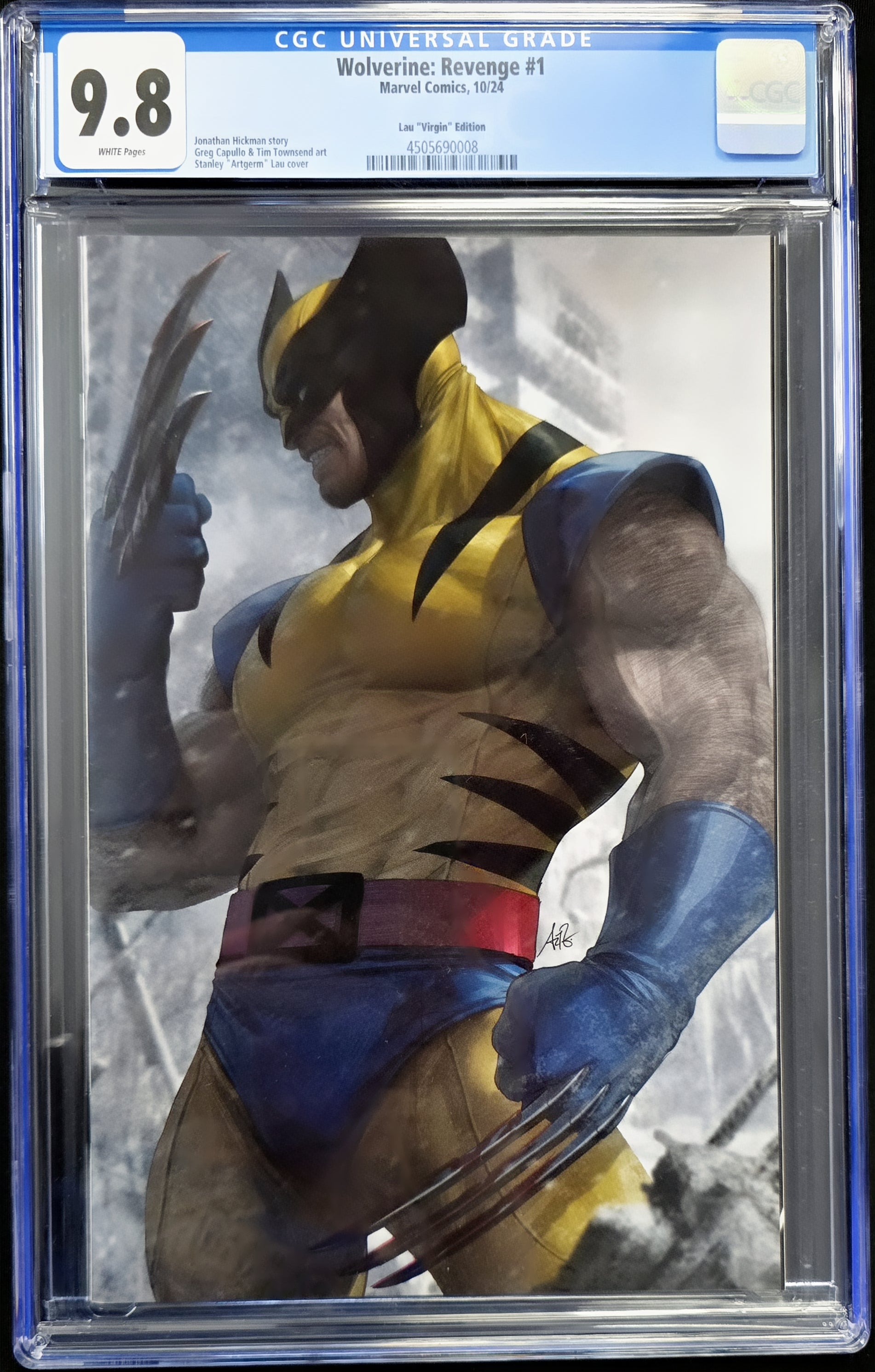 WOLVERINE: REVENGE #1 STANLEY "ARTGERM" LAU 1:100 VIRGIN CGC 9.8