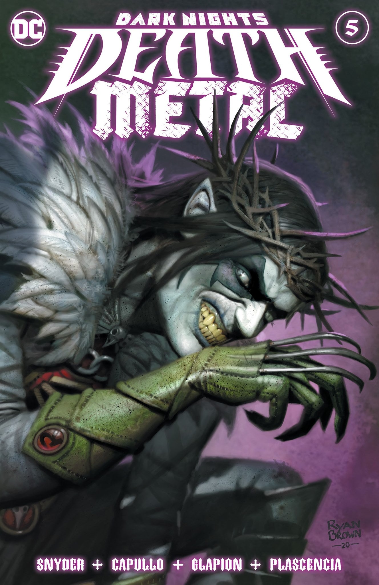 DARK NIGHTS: DEATH METAL #5 RYAN BROWN VARIANT - Lakeside Comics