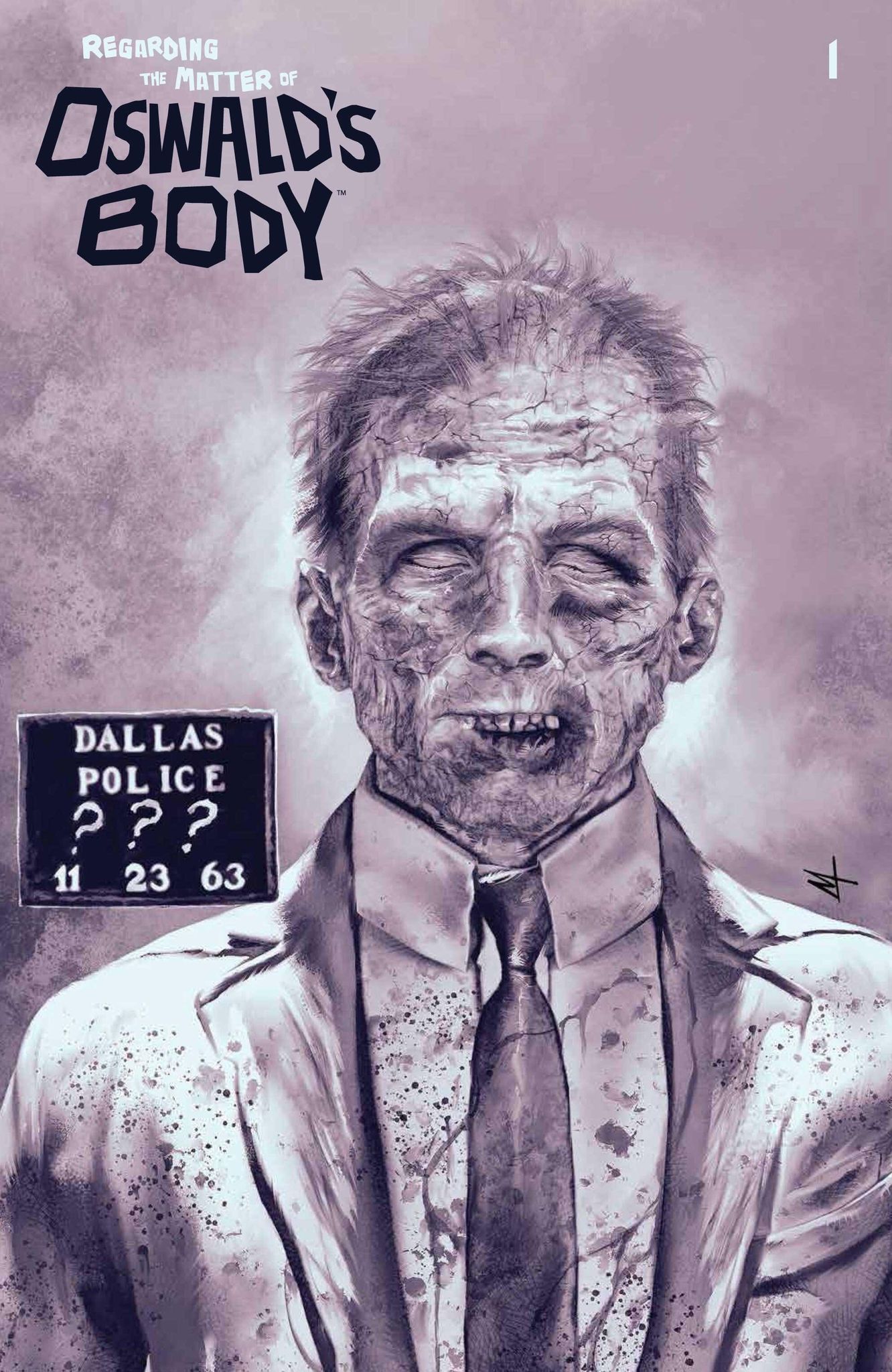 REGARDING THE MATTER OF OSWALD’S BODY #1 MARCO TURINI VARIANT - Lakeside Comics