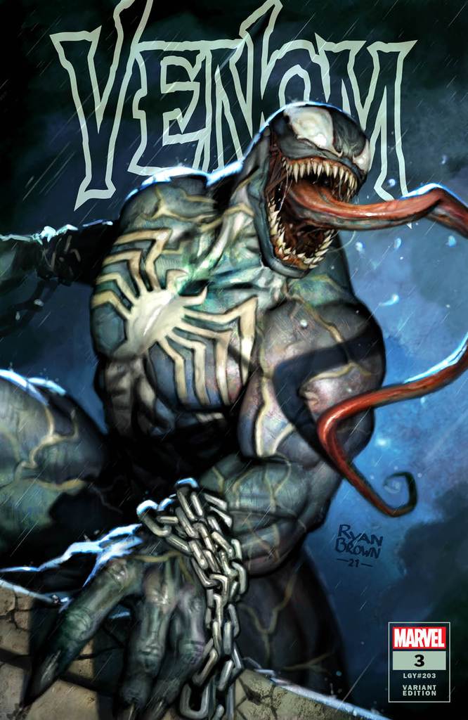 VENOM #3 RYAN BROWN VARIANT - Lakeside Comics