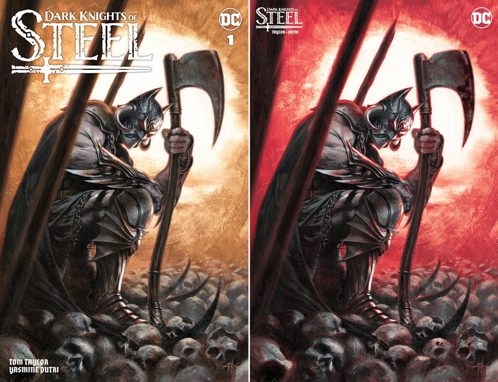 DARK KNIGHTS OF STEEL #1 GABRIELE DELL'OTTO VARIANT - Lakeside Comics