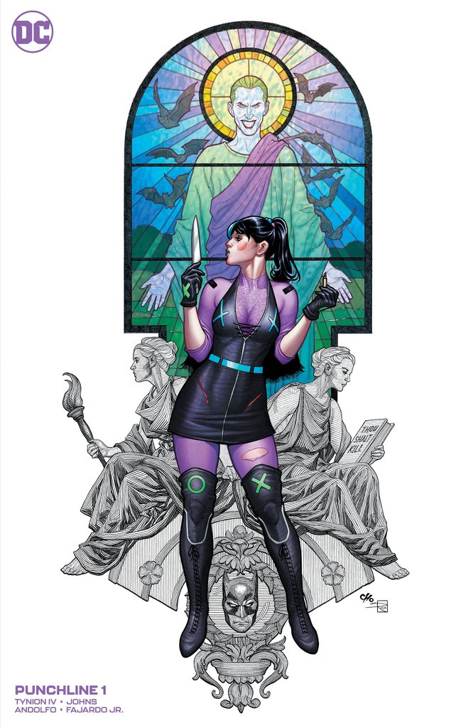 PUNCHLINE #1 FRANK CHO "JOKER JESUS" VARIANT - Lakeside Comics