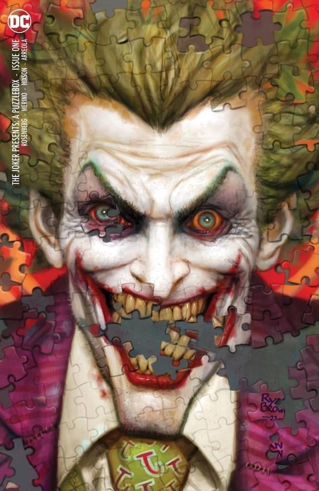 THE JOKER: PUZZLEBOX 1 RYAN BROWN VARIANT - Lakeside Comics